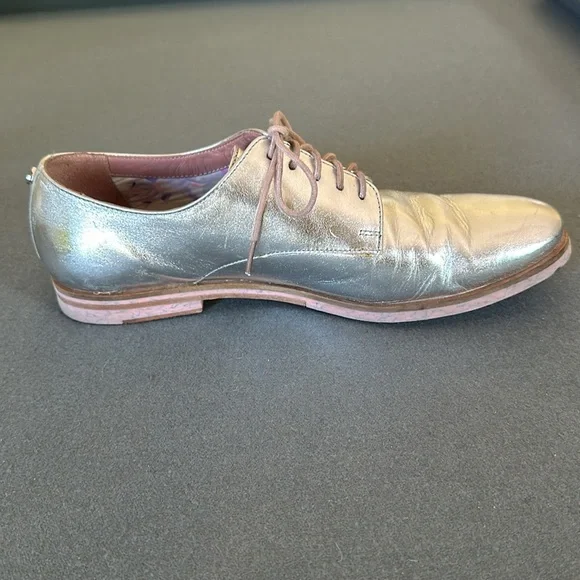 Ted Baker Silver Oxford Shoes - Picture 6 of 6